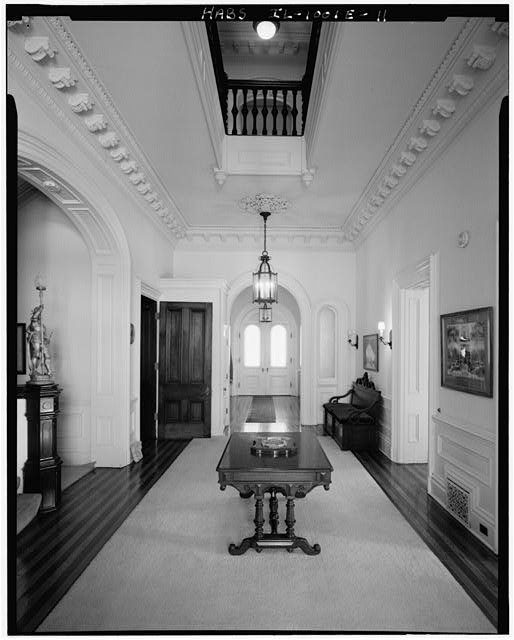 11. General view of main hall and E vestibule beyond;...