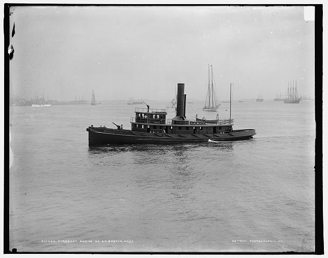 Fireboat, Engine No. 44, Boston, Mass.