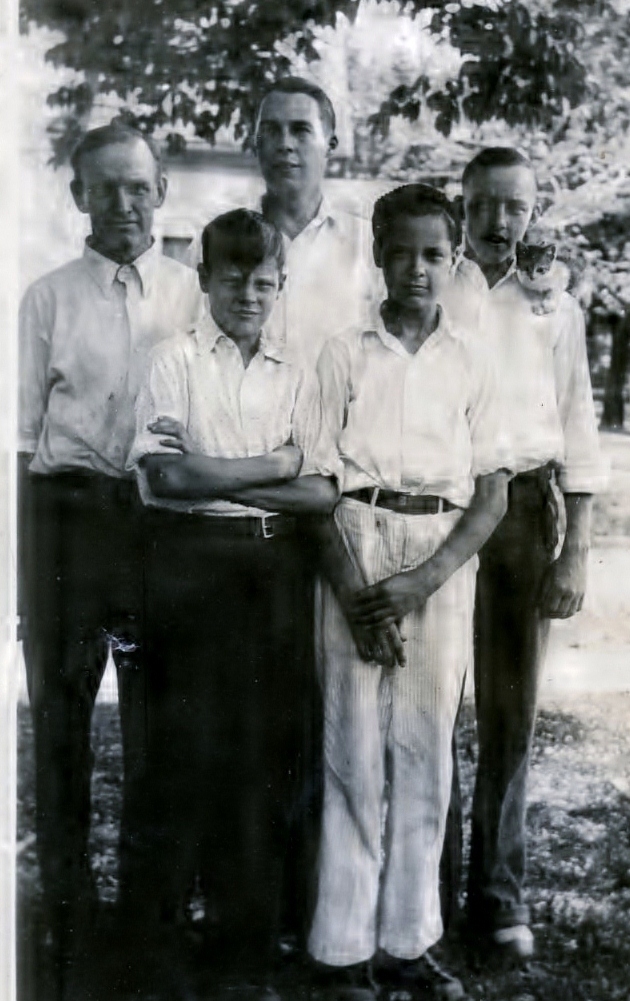 Charles H, Charles E, James, Andrew, & Harry Reed,1935