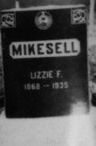 Headstone of Lizzie Mikesell