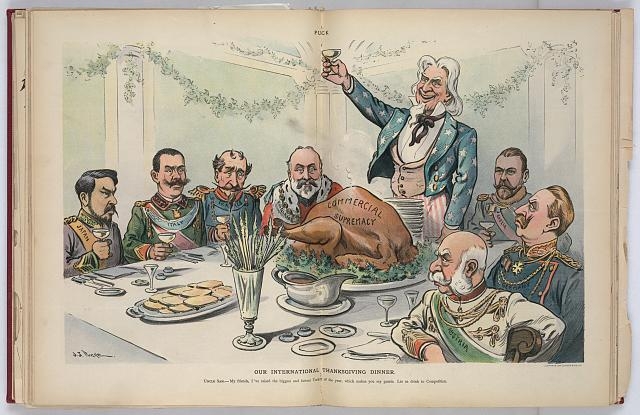 Our international thanksgiving dinner / J.S. Pughe.