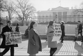 White House War Protesters Vietnam War