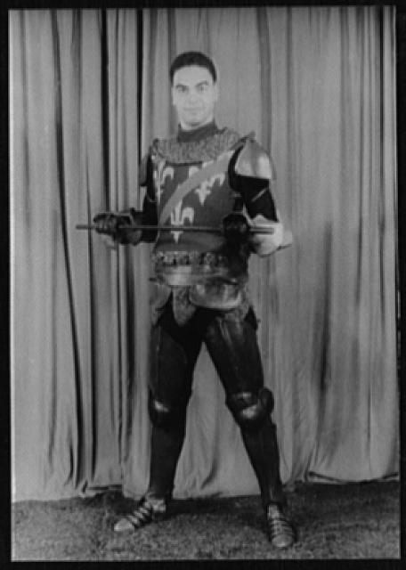 Earle Hyman, as Dunois in Shaw's St. Joan