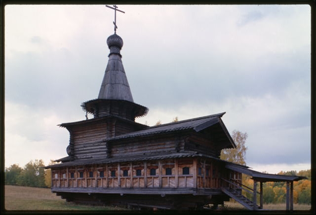 Log Church of the Savior from the village of Zashiversk...