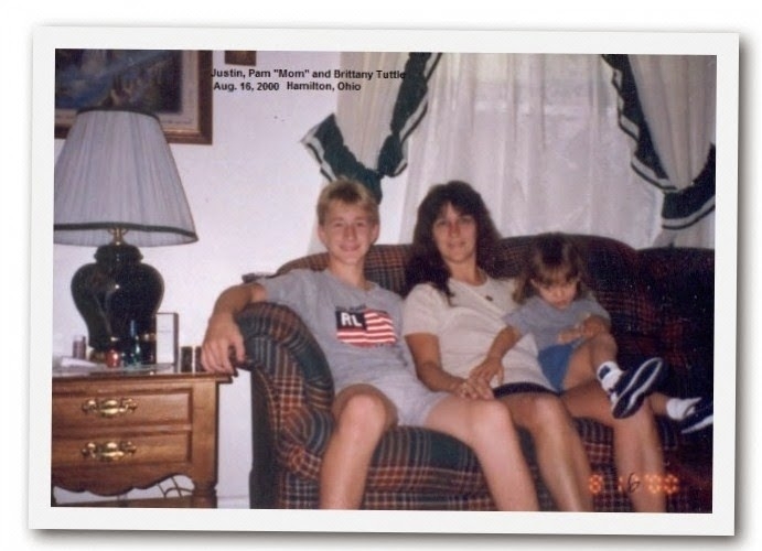 Justin, Pam and Brittany Tuttle in 2000
