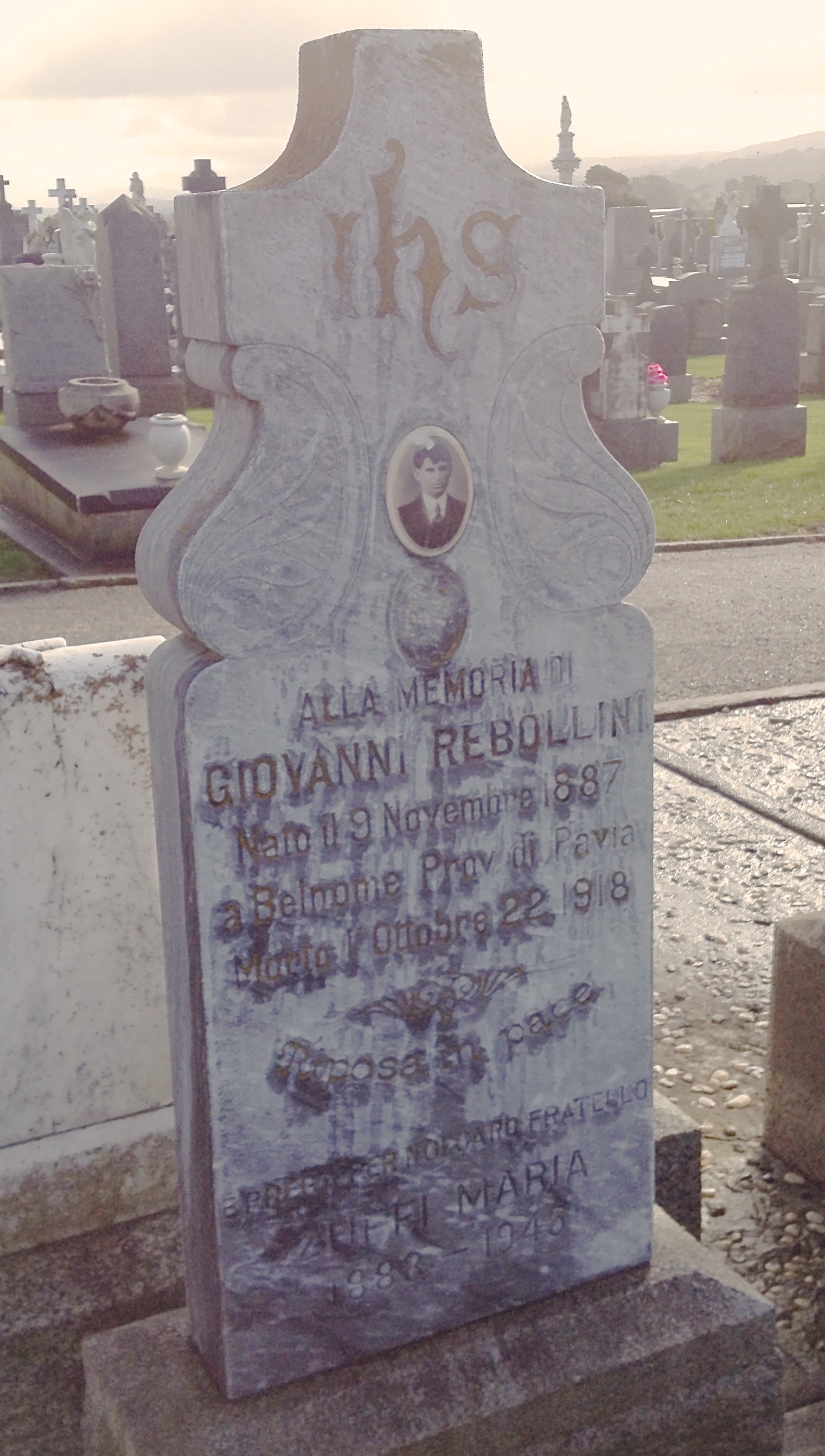Giovanni Rebollini gravesite