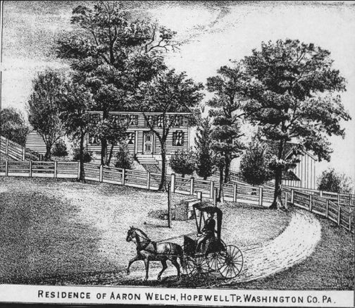 Aaron Welch home Washington Co. PA