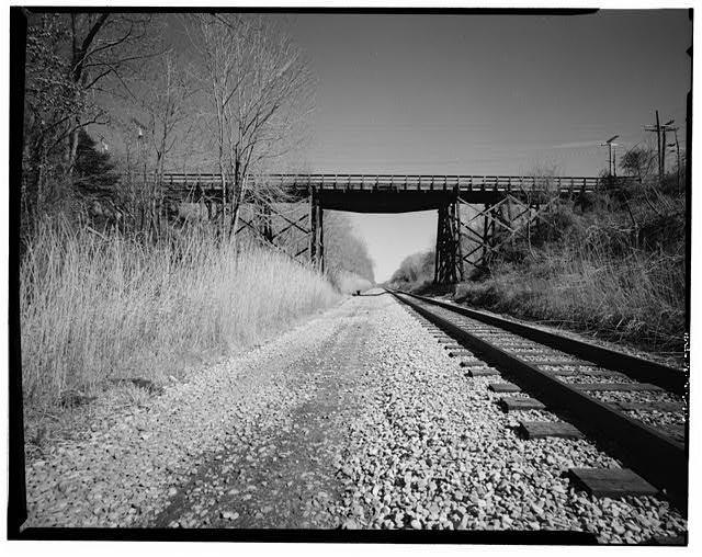 3. West elevation, looking east. - Allender Road Bridge,...