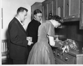 Betty Lou (Beran) Miller attendants, NE 1952