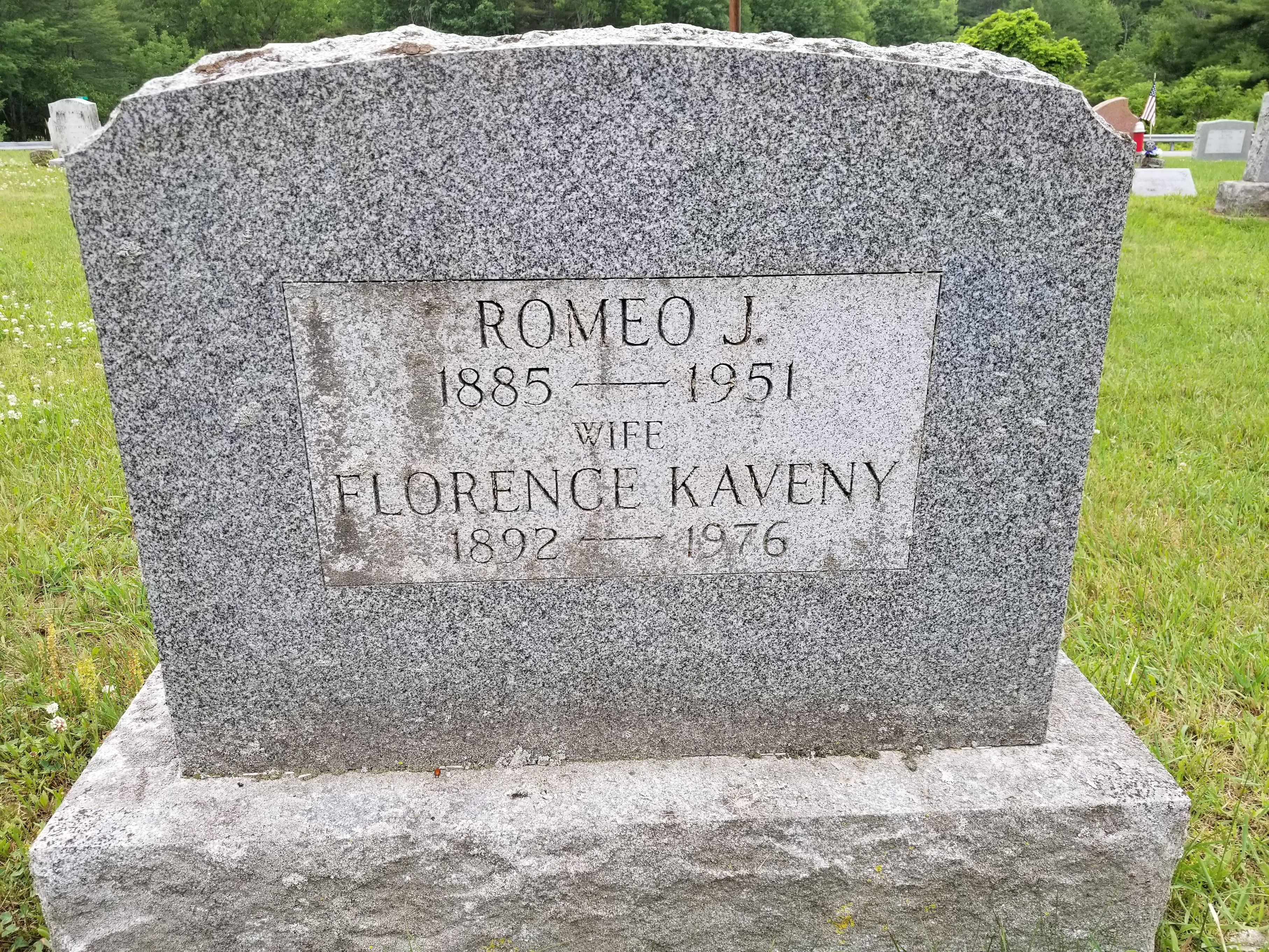 Florence Kaveny Baribeau Gravesite