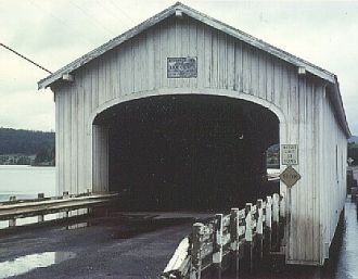 Lowell Covered Bridge, Oregon