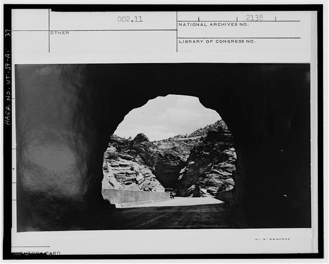 37. VIEW FROM EAST TUNNEL PORTAL FACING EAST ACROSS UPPER...