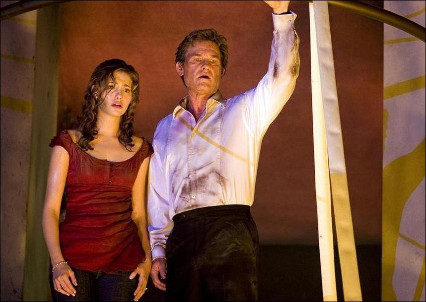 Kurt Russell and Emmy Rossum