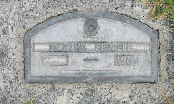 Martha Caldona (Gary) Ferrell gravesite
