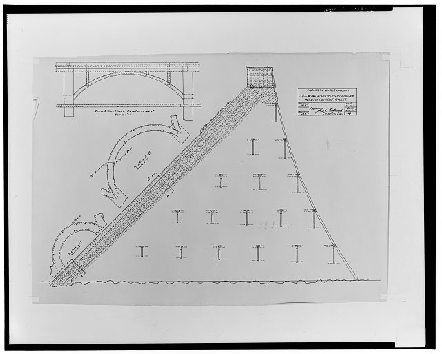 73. PALMDALE WATER COMPANY, EASTWOOD MULTIPLE-ARCHED DAM:...