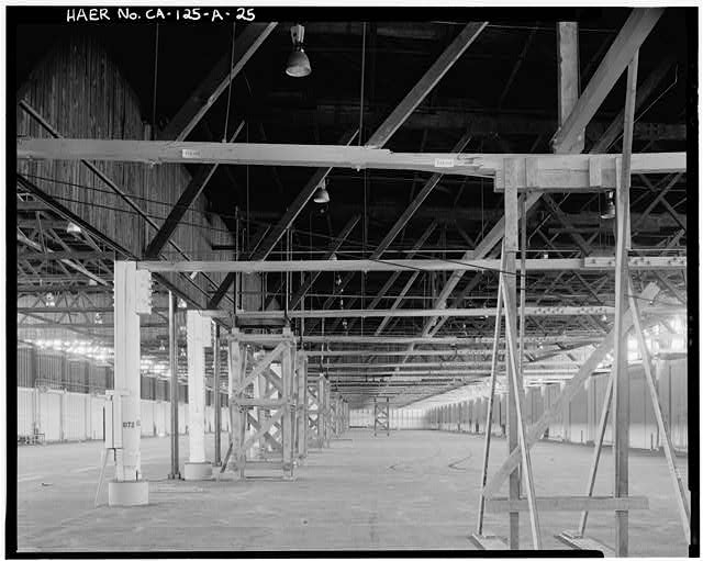 25. VIEW OF EARTHQUAKE-DAMAGED TRUSS MEMBER AT #070,...