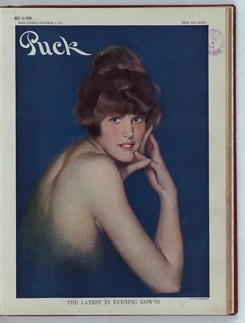 The latest in evening gowns / by W.D. Goldbeck.