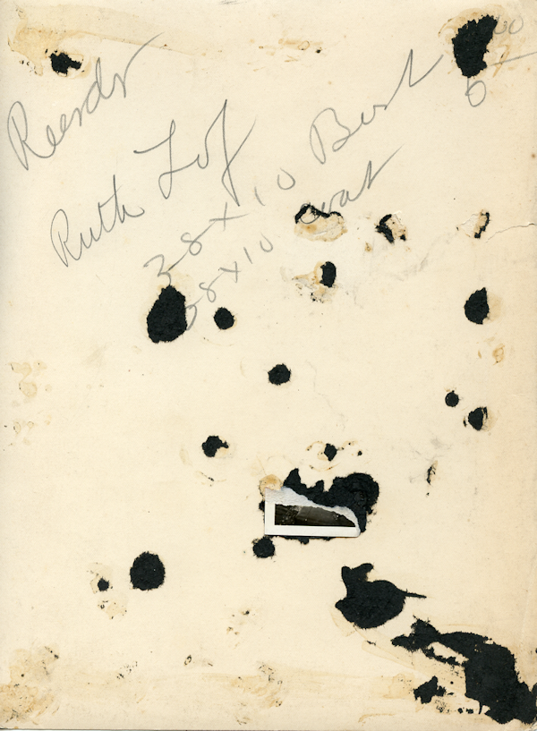 Back of Ruth Lof photo
