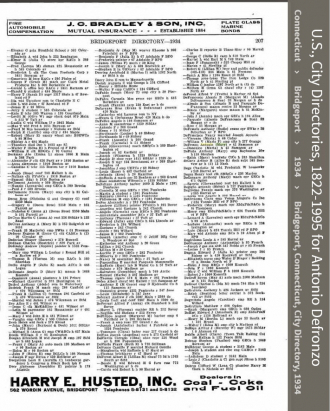 Mary Elizabeth (O'hare) Defronzo --U.S., City Directories, 1822-1995 (1934)