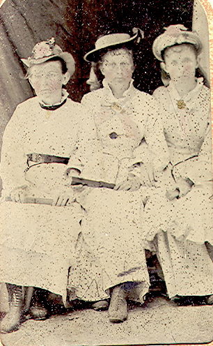 3 Women Tintype photo