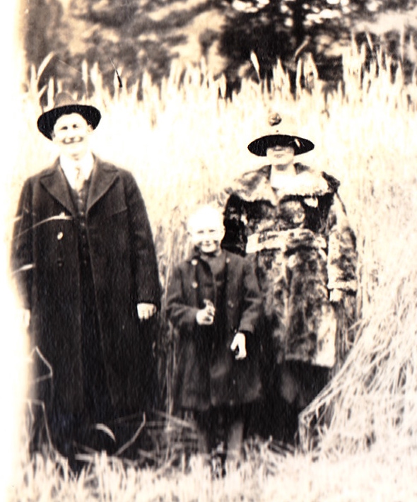 Prosperous family - fur coat