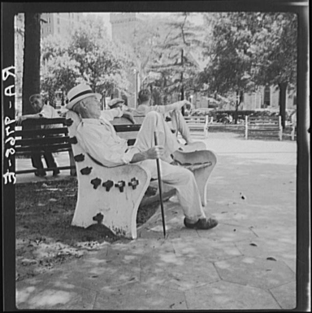 Scene in a downtown park. Jacksonville, Florida