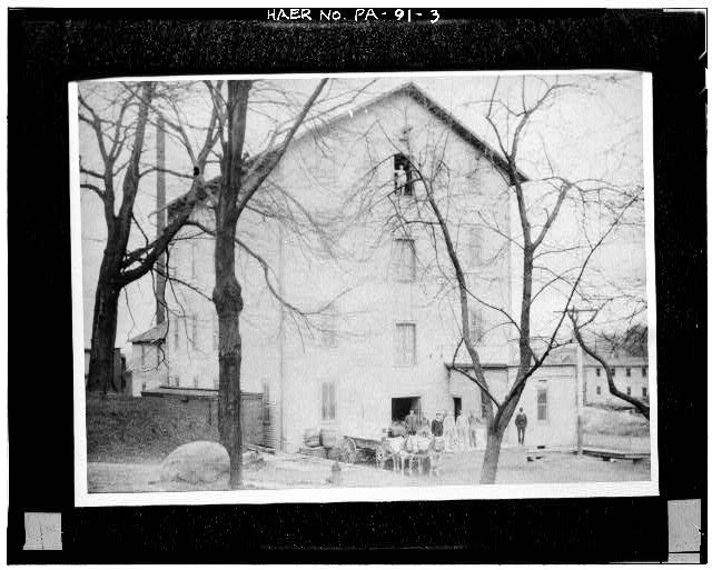 3. Photocopy of photograph, c. 1900. VIEW OF CLARK'S...