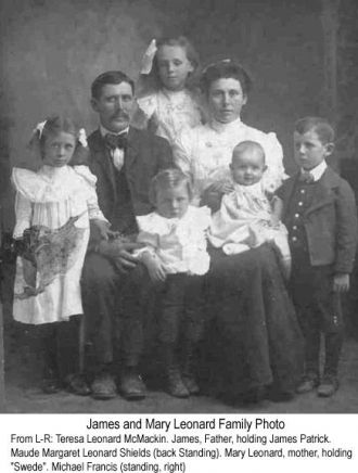 James and Mary Leonard and Family