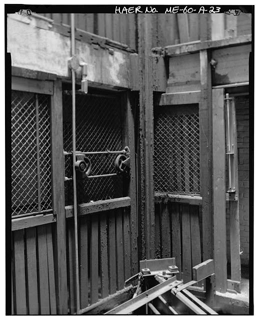 23. VIEW SECOND FLOOR, ELEVATOR SHAFT SAFETY NET ACCESS,...