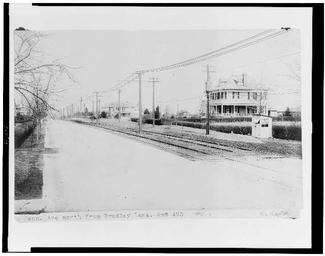 [Connecticut Ave. north from Bradley Lane, Washington,...