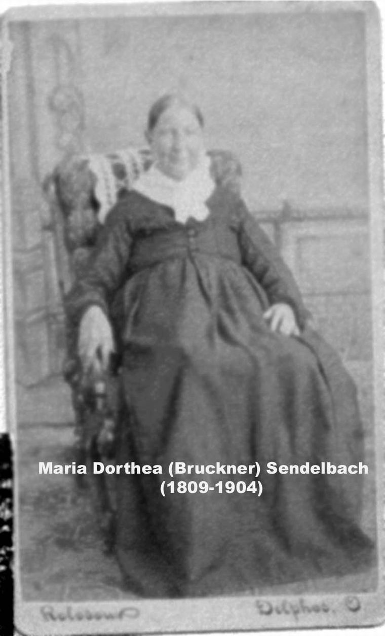 Maria Dorthea (BRÜCKNER) Sendelbach