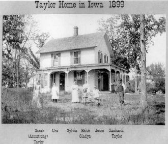 Zacharia & Sarah Taylor Family, Iowa
