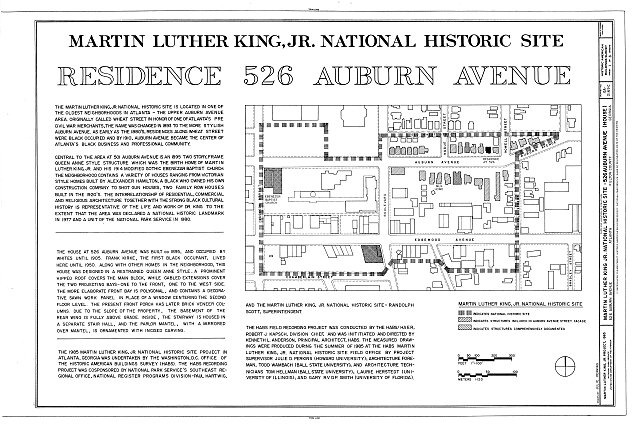 HABS GA,61-ATLA,51- (sheet 1 of 6) - Martin Luther King,...