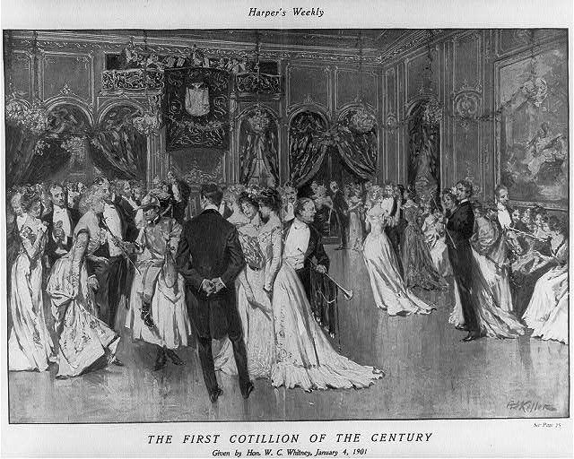 The first cotillion of the century. Given by Hon. W.C....