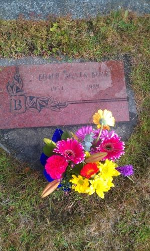 Edith Agnes Wolf Boak gravesite