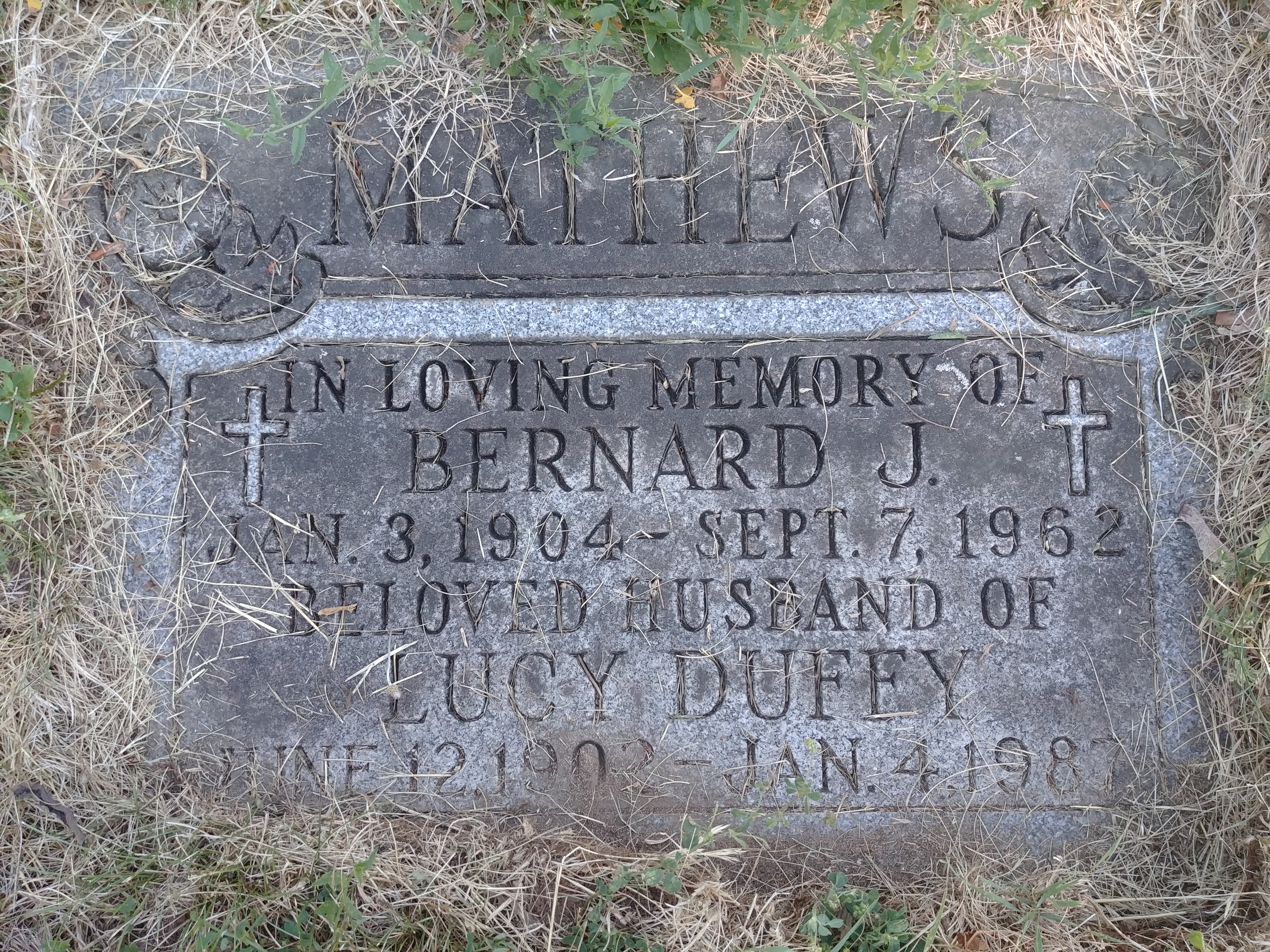 Bernard Mathews Gravesite