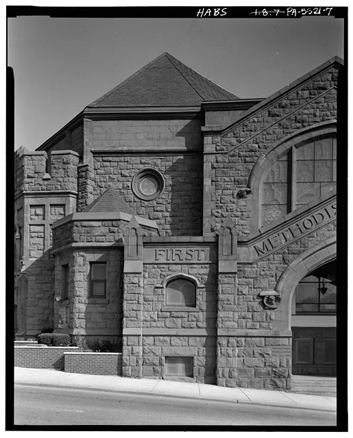 7. SOUTHWEST SIDE LOOKING NORTHEAST - First Methodist...
