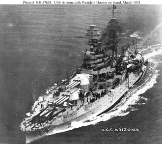 USS Arizona, 1931