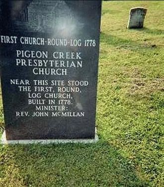 Pigeon Creek Church Memorial Marker