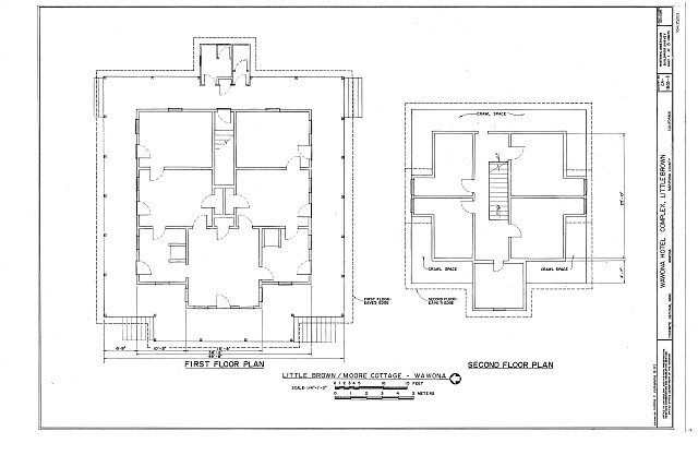 HABS CAL,22-WAWO,1-E- (sheet 1 of 5) - Wawona Hotel,...