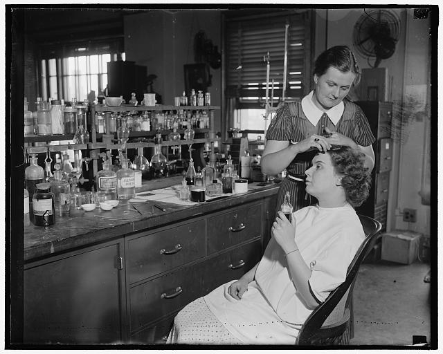 Testing cosmetics for the government. Washington D.C....
