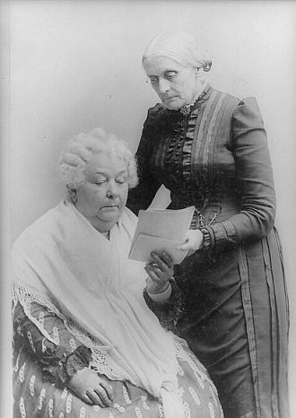 Elizabeth Cady Stanton and Susan B. Anthony