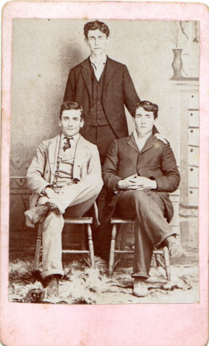 Back - Walter Girton 
front - l to r Ross Been and Tom Millard