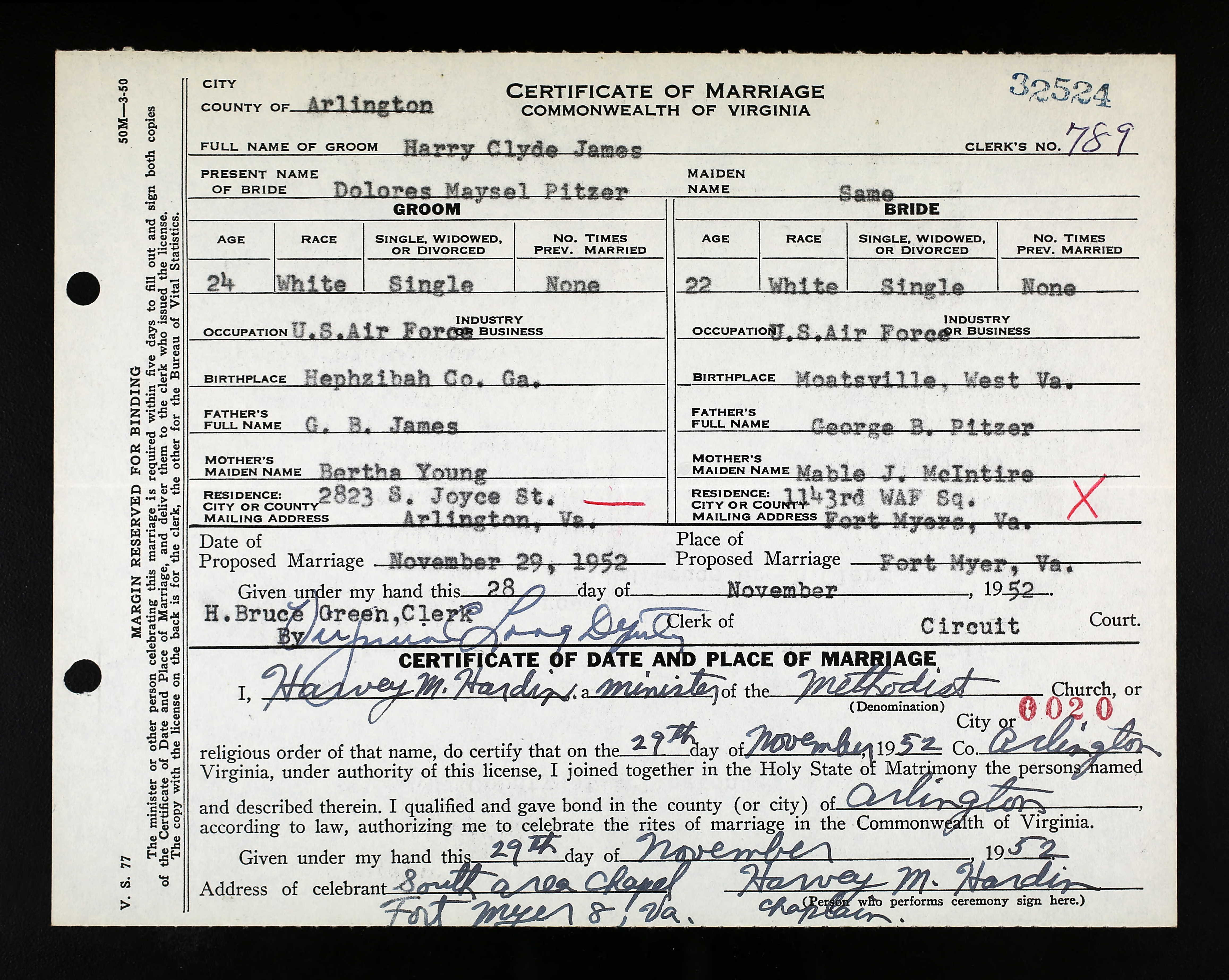 Harry Clyde James