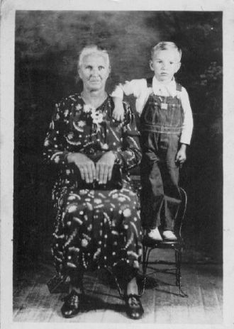 Elizabeth Eddy and grandson Johnnie
