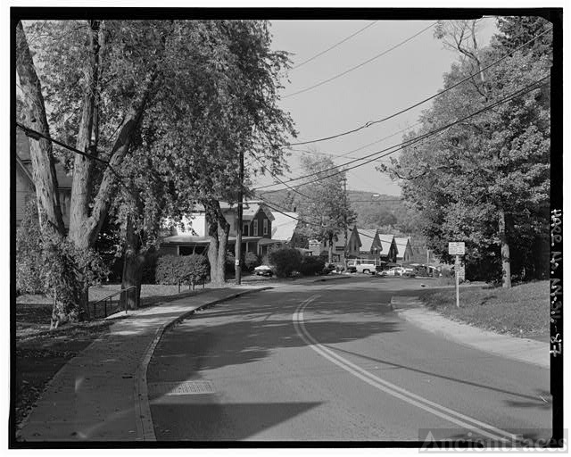 87. TOWN OF PHILMONT, N.Y., MAIN STREET RESIDENTIAL AREA,...