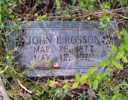 John F Rosson gravesite