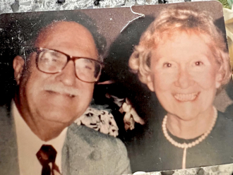 Dick Teter with wife Helene Young Teter 