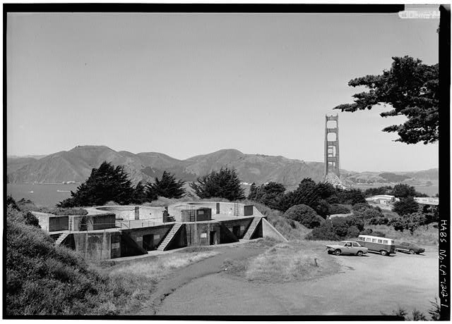 1. GENERAL VIEW OF CONCRETE GUN EMPLACEMENTS - Presidio...