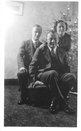Edward, Gladys, & Howard Elsholz